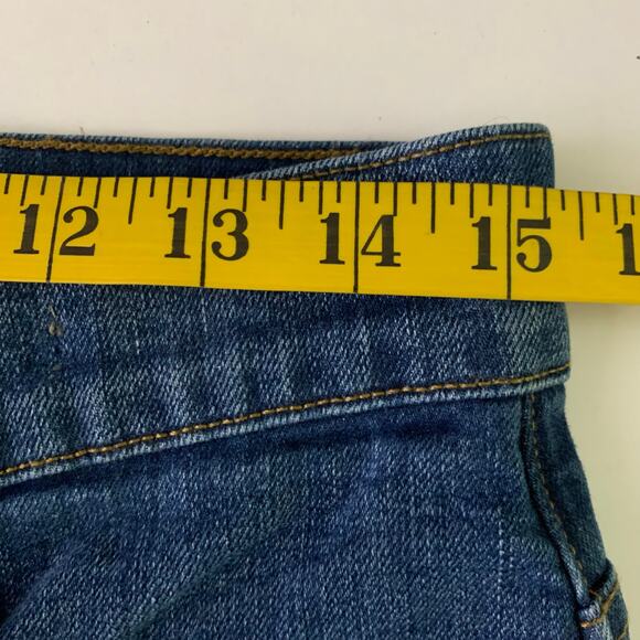 POINT SUR J CREW Jeans 30 Wide Leg Crop High Rise Denim 5 Pocket Zip Fly Casual - Picture 12 of 14